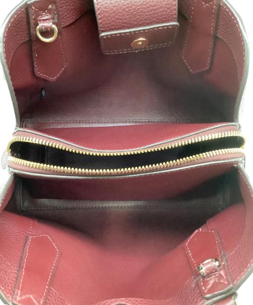 MICHAEL KORS（マイケル・コース）MICHAEL KORS (マイケル・コース) 2WAYバッグ レッド×ブラウンの古着・服飾アイテム