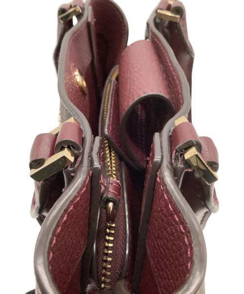 MICHAEL KORS（マイケル・コース）MICHAEL KORS (マイケル・コース) 2WAYバッグ レッド×ブラウンの古着・服飾アイテム