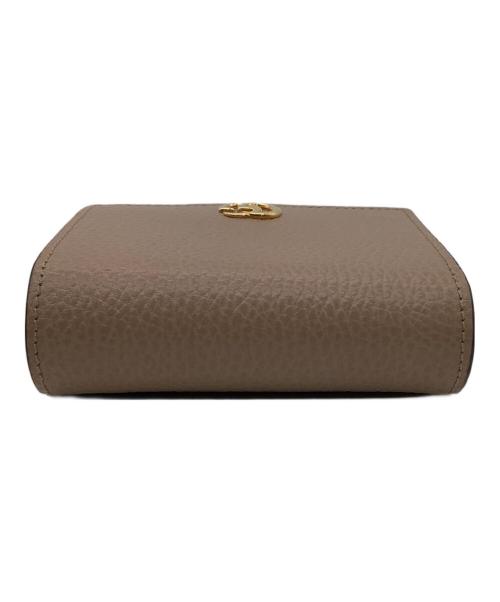 GUCCI（グッチ）GUCCI (グッチ) GGスプリーム 2つ折り財布 ベージュの古着・服飾アイテム