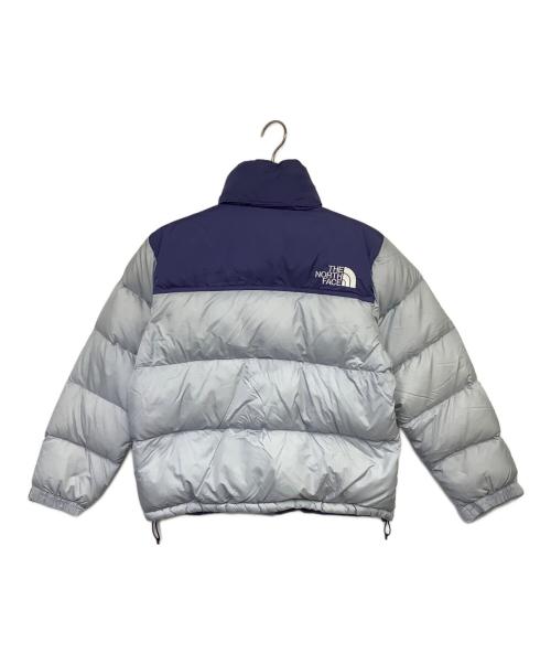 THE NORTH FACE（ザ ノース フェイス）THE NORTH FACE (ザ ノース フェイス) ショートヌプシジャケット グレー×ネイビー サイズ:Lの古着・服飾アイテム