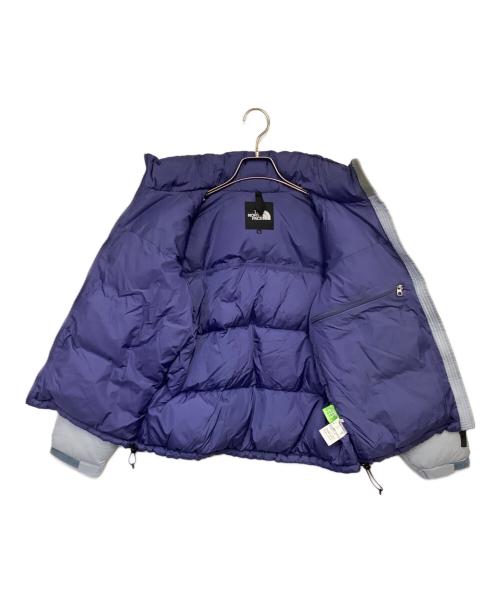THE NORTH FACE（ザ ノース フェイス）THE NORTH FACE (ザ ノース フェイス) ショートヌプシジャケット グレー×ネイビー サイズ:Lの古着・服飾アイテム