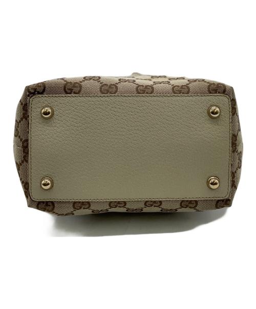 GUCCI（グッチ）GUCCI (グッチ) GGキャンバス トートバッグ ベージュの古着・服飾アイテム