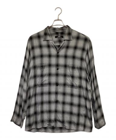 中古・古着通販】Essay (エッセイ) SHADOW CHECK OPEN COLLAR SHIRT