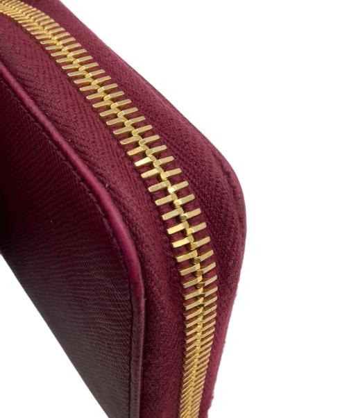 PRADA（プラダ）PRADA (プラダ) サフィアーノ コインケース パープルの古着・服飾アイテム