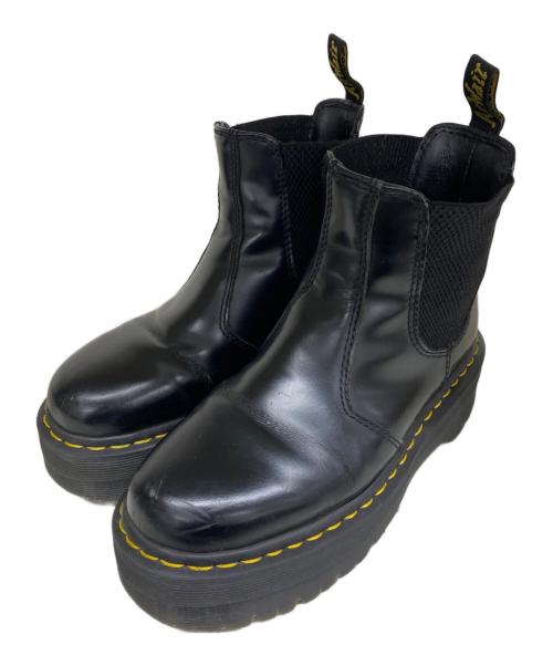 Dr.Martens（ドクターマーチン）Dr.Martens (ドクターマーチン) QUAD チェルシーブーツ ブラック サイズ:UK3の古着・服飾アイテム