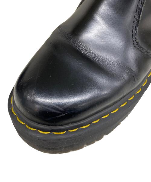 Dr.Martens（ドクターマーチン）Dr.Martens (ドクターマーチン) QUAD チェルシーブーツ ブラック サイズ:UK3の古着・服飾アイテム