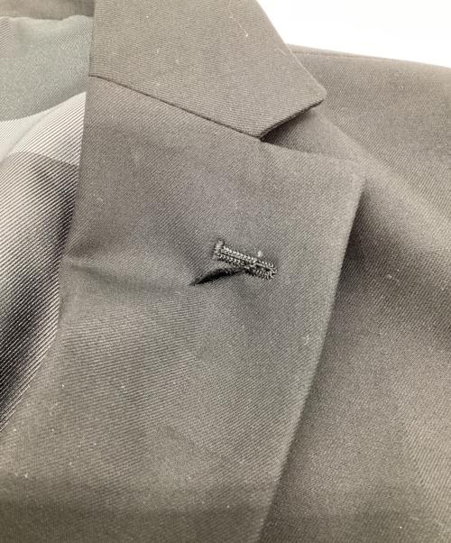 BLACK LABEL CRESTBRIDGE（ブラックレーベル クレストブリッジ）BLACK LABEL CRESTBRIDGE (ブラックレーベル クレストブリッジ) テーラードジャケット ブラック サイズ:Lの古着・服飾アイテム