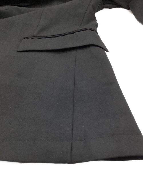 BLACK LABEL CRESTBRIDGE（ブラックレーベル クレストブリッジ）BLACK LABEL CRESTBRIDGE (ブラックレーベル クレストブリッジ) テーラードジャケット ブラック サイズ:Lの古着・服飾アイテム