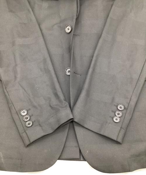 BLACK LABEL CRESTBRIDGE（ブラックレーベル クレストブリッジ）BLACK LABEL CRESTBRIDGE (ブラックレーベル クレストブリッジ) テーラードジャケット ブラック サイズ:Lの古着・服飾アイテム