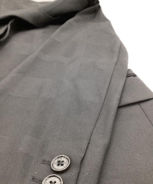 BLACK LABEL CRESTBRIDGE（ブラックレーベル クレストブリッジ）BLACK LABEL CRESTBRIDGE (ブラックレーベル クレストブリッジ) テーラードジャケット ブラック サイズ:Lの古着・服飾アイテム