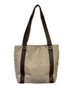 BVLGARIブルガリ）の古着「MAEAEA ロゴマニアトートバッグ」｜ベージュ