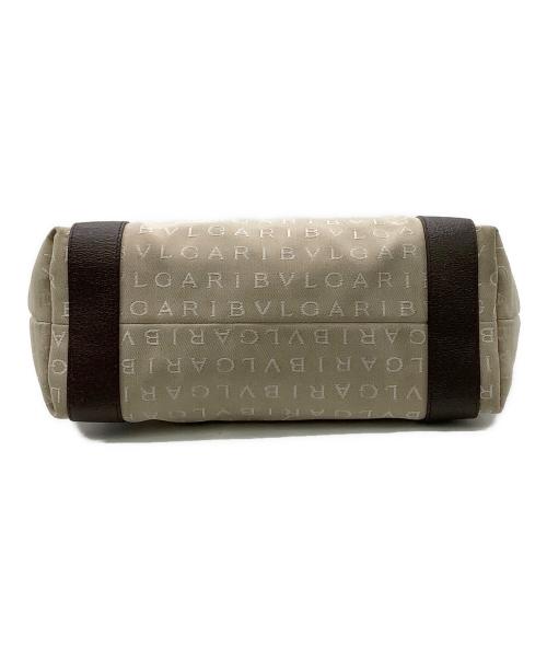 BVLGARI（ブルガリ）BVLGARI (ブルガリ) MAEAEA ロゴマニアトートバッグ ベージュの古着・服飾アイテム