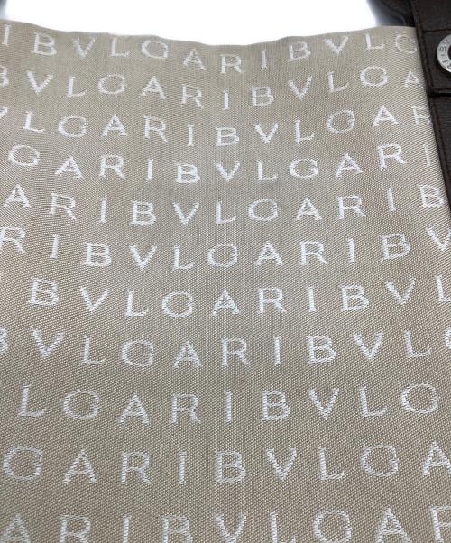 BVLGARI（ブルガリ）BVLGARI (ブルガリ) MAEAEA ロゴマニアトートバッグ ベージュの古着・服飾アイテム