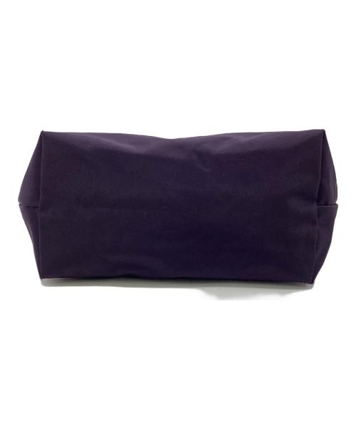 LONGCHAMP（ロンシャン）LONGCHAMP (ロンシャン) ル プリアージュ トートバッグ ブラウン×パープルの古着・服飾アイテム