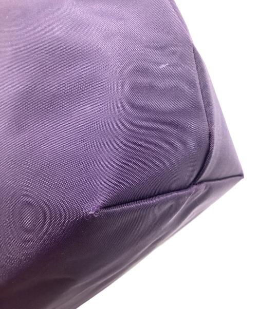 LONGCHAMP（ロンシャン）LONGCHAMP (ロンシャン) ル プリアージュ トートバッグ ブラウン×パープルの古着・服飾アイテム