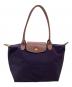 LONGCHAMP（ロンシャン）の古着「ル プリアージュ トートバッグ」｜ブラウン×パープル