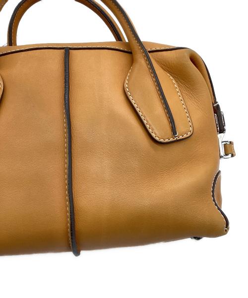 TOD'S（トッズ）TOD'S (トッズ) D-STYLING MINI（Dスタイリング ミニ） 2WAYバッグ キャメルの古着・服飾アイテム