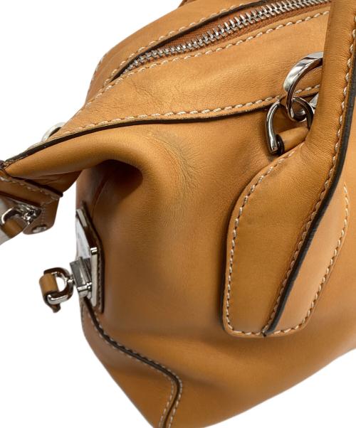 TOD'S（トッズ）TOD'S (トッズ) D-STYLING MINI（Dスタイリング ミニ） 2WAYバッグ キャメルの古着・服飾アイテム