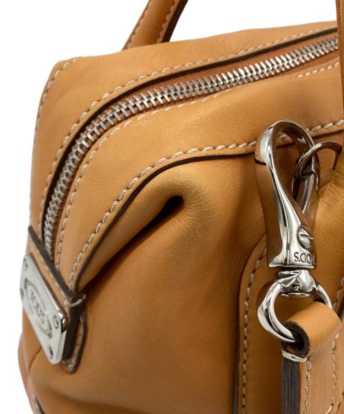 TOD'S（トッズ）TOD'S (トッズ) D-STYLING MINI（Dスタイリング ミニ） 2WAYバッグ キャメルの古着・服飾アイテム