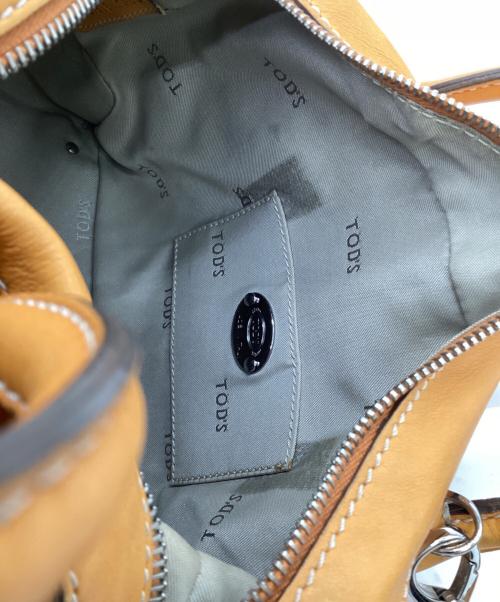 TOD'S（トッズ）TOD'S (トッズ) D-STYLING MINI（Dスタイリング ミニ） 2WAYバッグ キャメルの古着・服飾アイテム