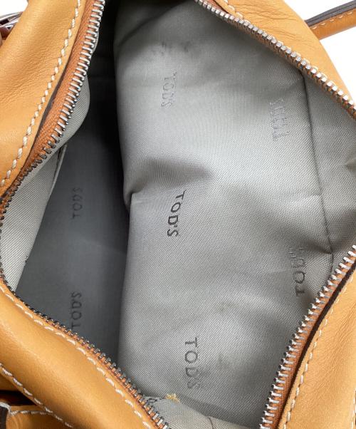 TOD'S（トッズ）TOD'S (トッズ) D-STYLING MINI（Dスタイリング ミニ） 2WAYバッグ キャメルの古着・服飾アイテム