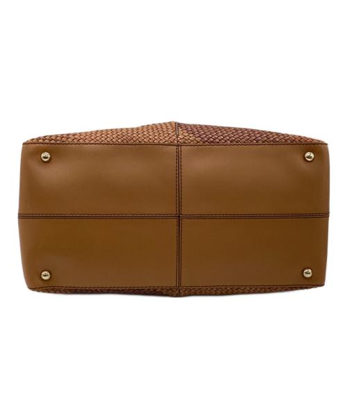 TOD'S（トッズ）TOD'S (トッズ) D-STYLING MID（Dスタイリング ミディアム）2WAYバッグ ブラウンの古着・服飾アイテム