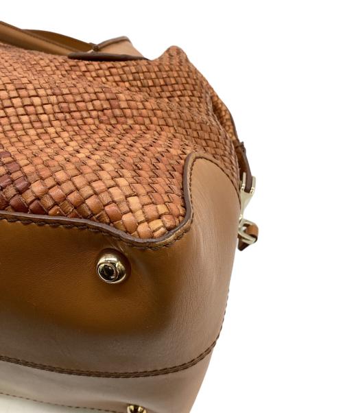 TOD'S（トッズ）TOD'S (トッズ) D-STYLING MID（Dスタイリング ミディアム）2WAYバッグ ブラウンの古着・服飾アイテム