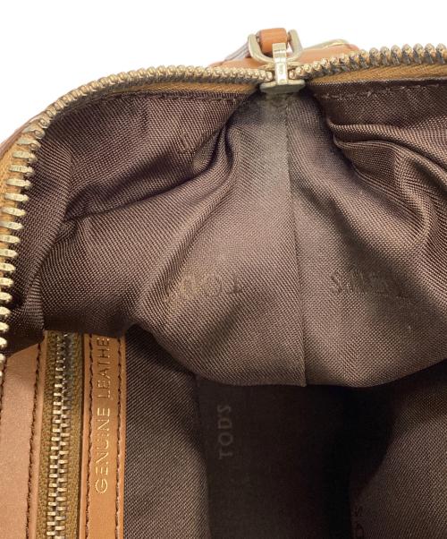 TOD'S（トッズ）TOD'S (トッズ) D-STYLING MID（Dスタイリング ミディアム）2WAYバッグ ブラウンの古着・服飾アイテム