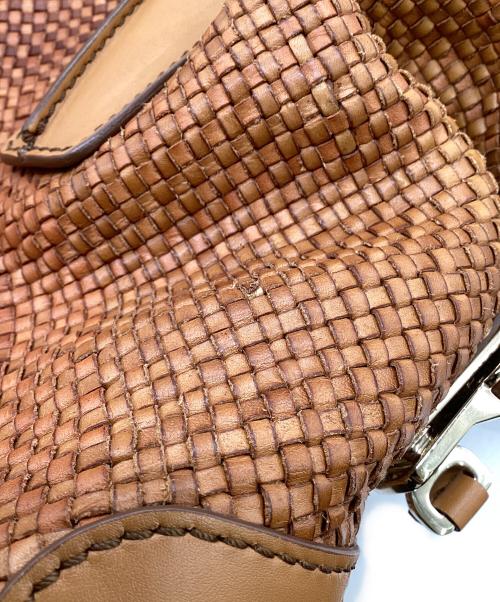 TOD'S（トッズ）TOD'S (トッズ) D-STYLING MID（Dスタイリング ミディアム）2WAYバッグ ブラウンの古着・服飾アイテム