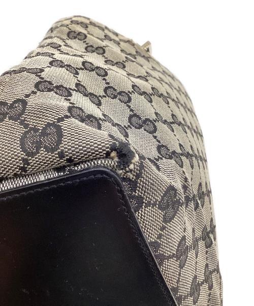 GUCCI（グッチ）GUCCI (グッチ) GGキャンバス トートバッグ グレーの古着・服飾アイテム