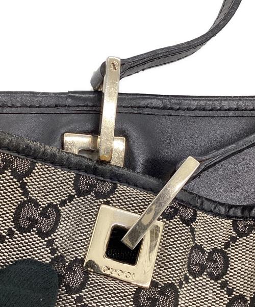 GUCCI（グッチ）GUCCI (グッチ) GGキャンバス トートバッグ グレーの古着・服飾アイテム