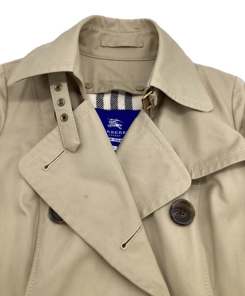 BURBERRY BLUE LABEL（バーバリー ブルー レーベル）BURBERRY BLUE LABEL (バーバリー ブルー レーベル) ライナー付ショートトレンチコート ベージュ サイズ:38の古着・服飾アイテム