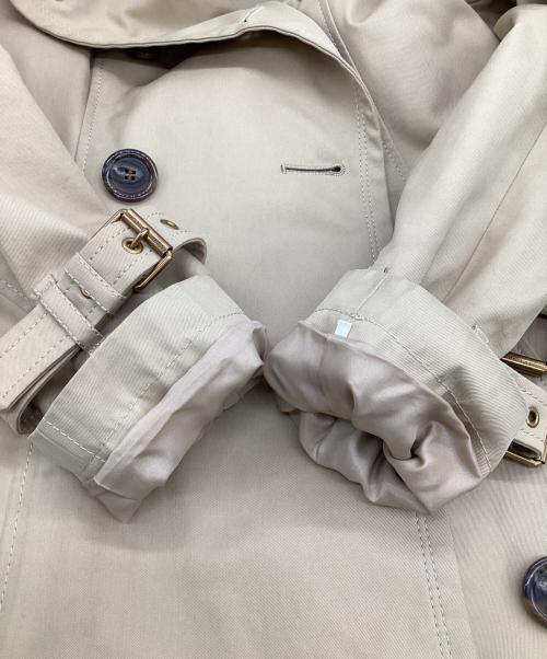 BURBERRY BLUE LABEL（バーバリー ブルー レーベル）BURBERRY BLUE LABEL (バーバリー ブルー レーベル) ライナー付ショートトレンチコート ベージュ サイズ:38の古着・服飾アイテム