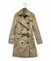 BURBERRY BLUE LABEL（バーバリー ブルー レーベル）の古着「ライナー付ショートトレンチコート」｜ベージュ