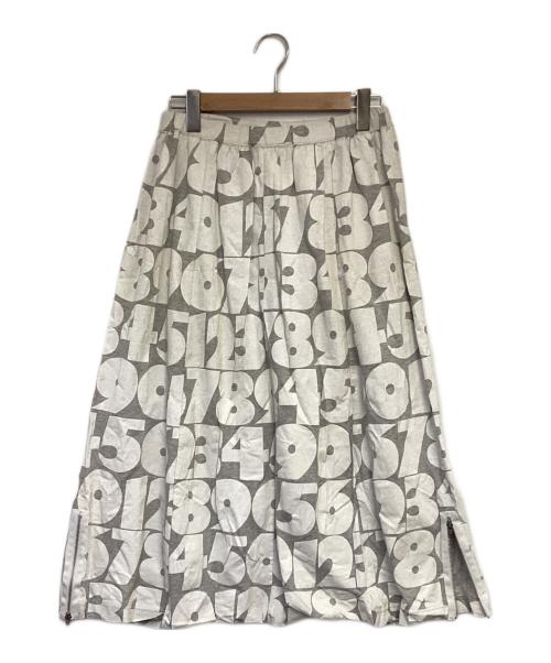 COMME des GARCONS（コムデギャルソン）COMME des GARCONS (コムデギャルソン) サルエルパンツ ホワイト×グレー サイズ:-の古着・服飾アイテム