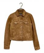 GAPギャップ）の古着「ラムレザージャケット」｜キャメル