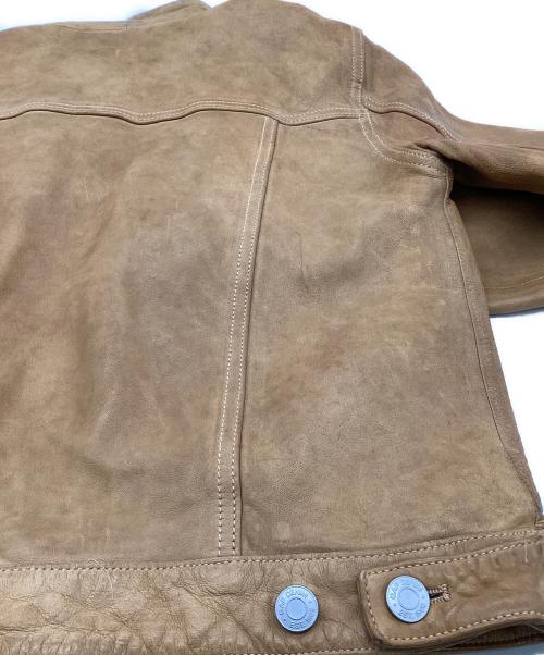 GAP（ギャップ）GAP (ギャップ) ラムレザージャケット キャメル サイズ:XXSの古着・服飾アイテム