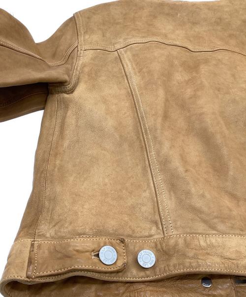 GAP（ギャップ）GAP (ギャップ) ラムレザージャケット キャメル サイズ:XXSの古着・服飾アイテム