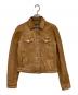 GAP（ギャップ）の古着「ラムレザージャケット」｜キャメル