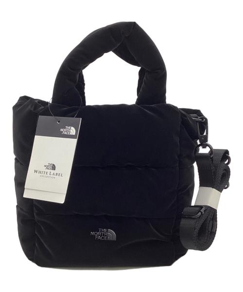 THE NORTH FACE WHITE LABEL（ザノースフェイスホワイトレーベル）THE NORTH FACE WHITE LABEL (ザノースフェイスホワイトレーベル) PLUMPY TOTE BAG MINI（プランプティー トート バッグ ミニ） ブラックの古着・服飾アイテム