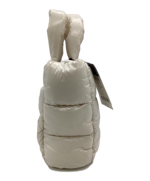 THE NORTH FACE WHITE LABEL（ザノースフェイスホワイトレーベル）THE NORTH FACE WHITE LABEL (ザノースフェイスホワイトレーベル) PLUMPY TOTE BAG MINI（プランプティー トート バッグ ミニ） アイボリーの古着・服飾アイテム