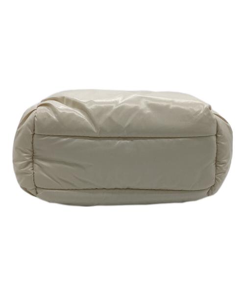 THE NORTH FACE WHITE LABEL（ザノースフェイスホワイトレーベル）THE NORTH FACE WHITE LABEL (ザノースフェイスホワイトレーベル) PLUMPY TOTE BAG MINI（プランプティー トート バッグ ミニ） アイボリーの古着・服飾アイテム