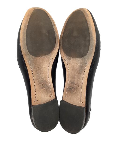 TORY BURCH（トリーバーチ）TORY BURCH (トリーバーチ) バレエ フラットシューズ ブラック サイズ:6.5Mの古着・服飾アイテム