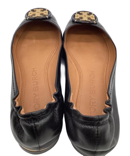 TORY BURCH（トリーバーチ）TORY BURCH (トリーバーチ) バレエ フラットシューズ ブラック サイズ:6.5Mの古着・服飾アイテム
