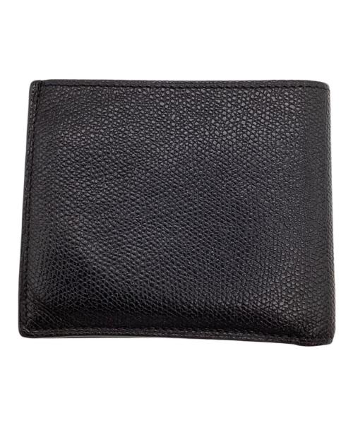 Valextra（ヴァレクストラ）Valextra (ヴァレクストラ) 小銭入れ付き二つ折り 4カード ブラックの古着・服飾アイテム