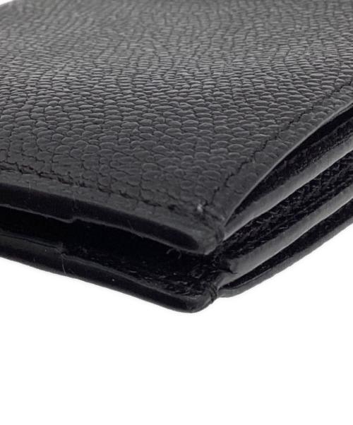 Valextra（ヴァレクストラ）Valextra (ヴァレクストラ) 小銭入れ付き二つ折り 4カード ブラックの古着・服飾アイテム