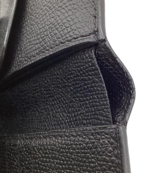 Valextra（ヴァレクストラ）Valextra (ヴァレクストラ) 小銭入れ付き二つ折り 4カード ブラックの古着・服飾アイテム