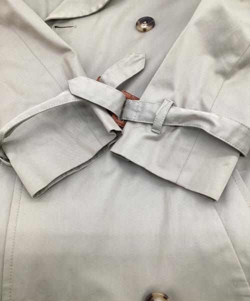 Spick and Span（スピック＆スパン）Spick and Span (スピック＆スパン) Harris Tweed (ハリスツイード) ライナー付ショートトレンチコート ベージュ サイズ:表記無の古着・服飾アイテム