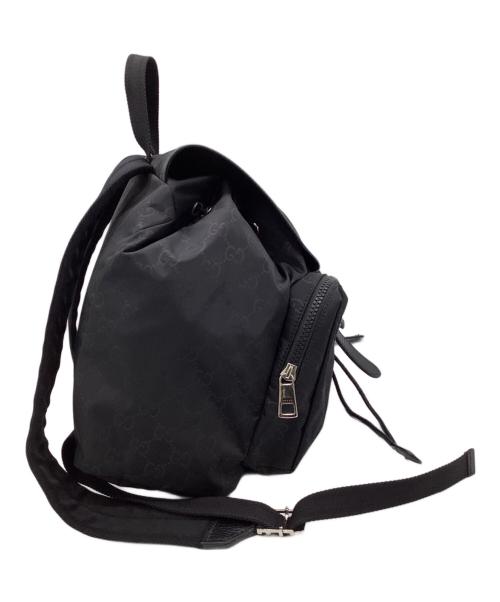 GUCCI（グッチ）GUCCI (グッチ) GGナイロン リュック ブラックの古着・服飾アイテム