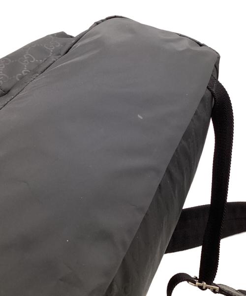 GUCCI（グッチ）GUCCI (グッチ) GGナイロン リュック ブラックの古着・服飾アイテム